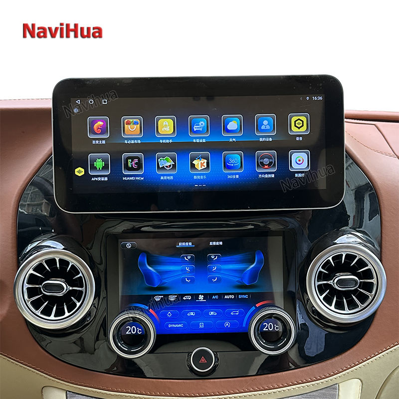 Car DVD Player GPS Navigation Multimedia AC Control Panel for Mercedes Benz Vito