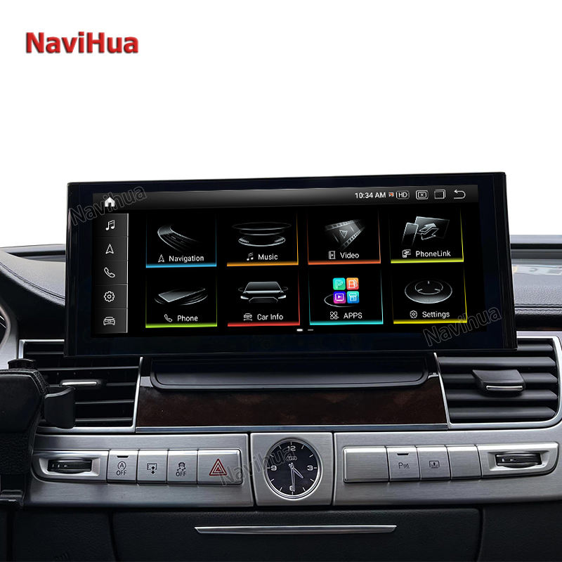 Car Monitor Navigation GPS Multimedia Stereo DVD Radio Video Stereo for Audi A8 
