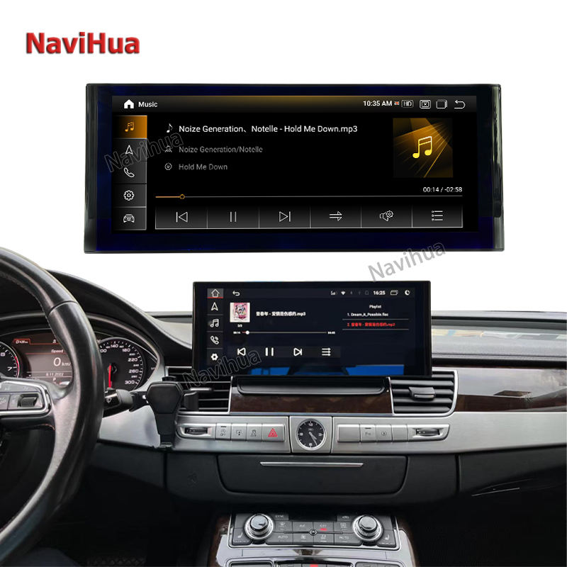 Car Monitor Navigation GPS Multimedia Stereo DVD Radio Video Stereo for Audi A8 