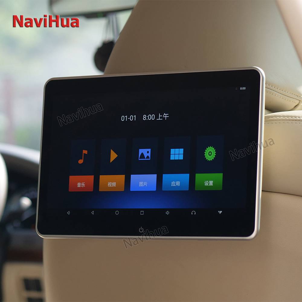 Car Headrest Android Car Headrest Monitor Multimedia DVD Player for Land Cruiser