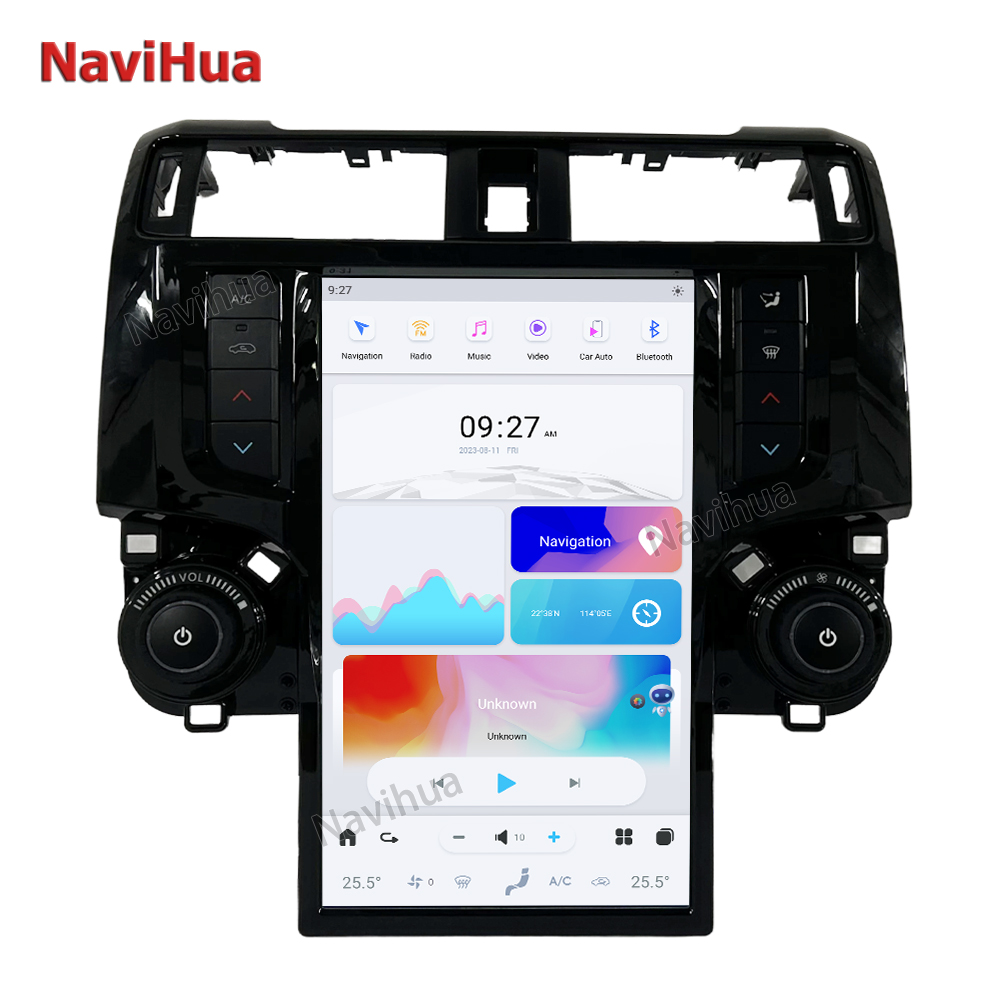 Car DVD Multimedia Player Car Stereo Auto Radio for Tesla Style Toyota 4Runner