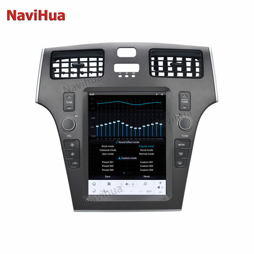 GPS Navigation Multimedia Car Radio Player Vertical Screen for Lexus ES350 ES300
