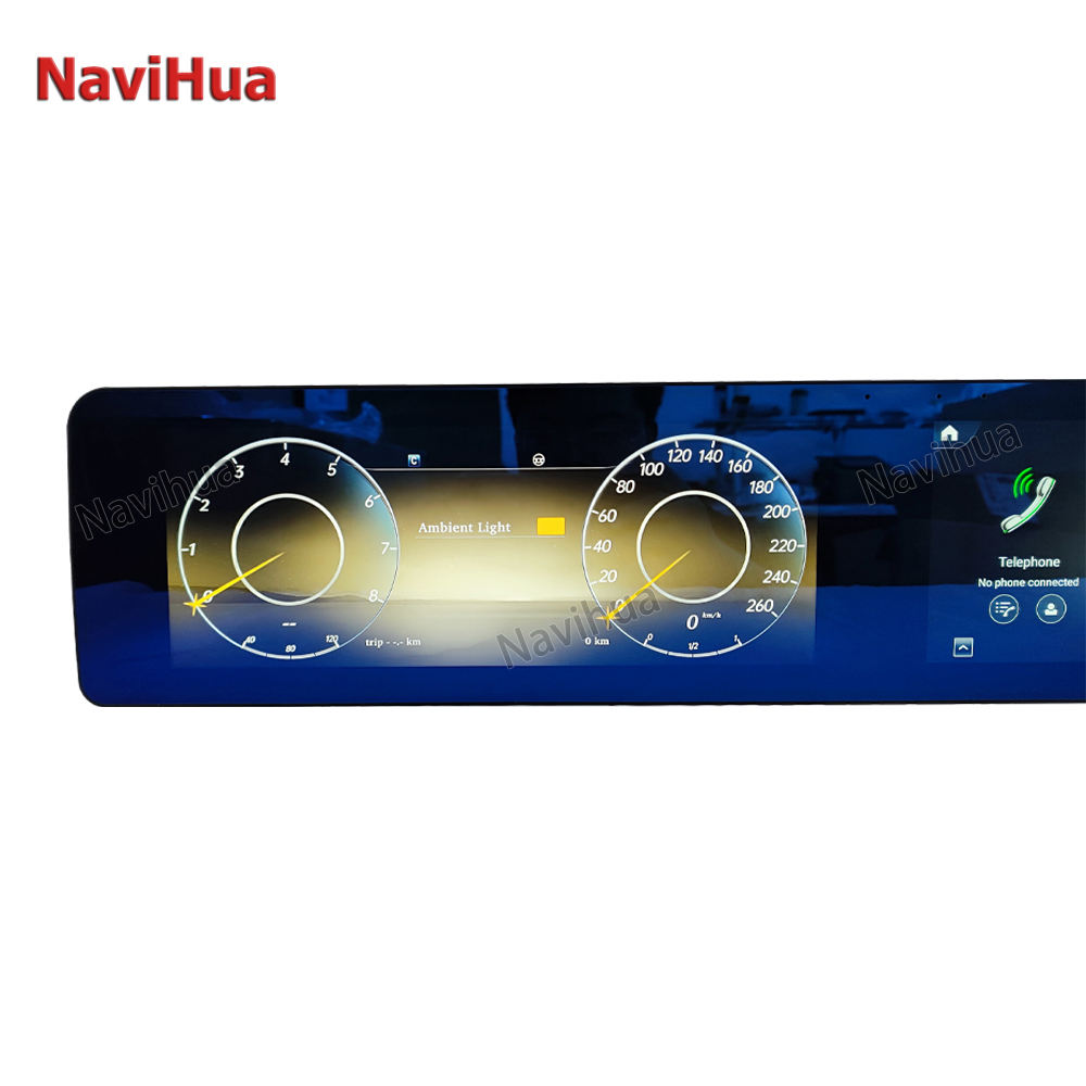 Android Car Radio Multimedia Player LCD Dashboard Digital Cluster for Benz W221