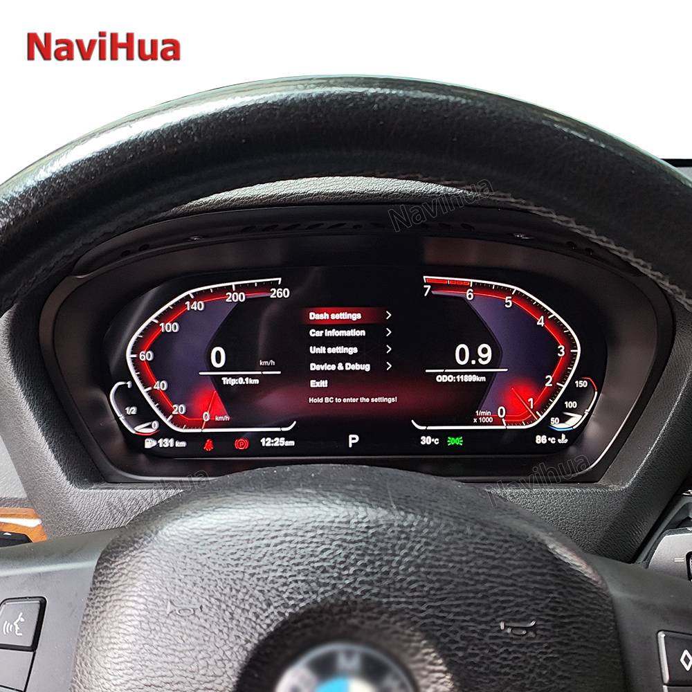 Virtual Cockpit Instrument Cluster For BMW X5 E70 2006-2013