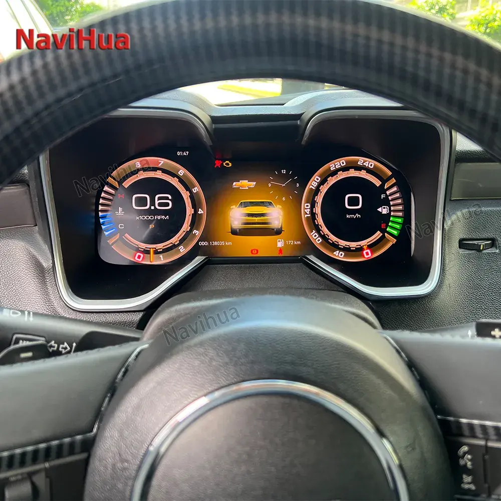 Car Digital Cluster Instrument LCD Dashboard For Chevrolet Camaro 2008 2015