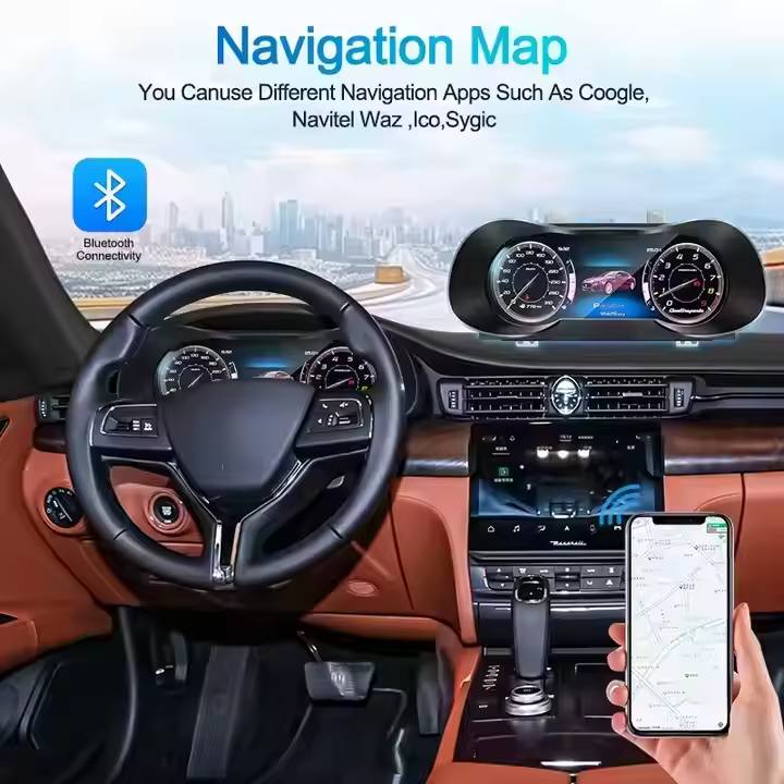 12.3 Inch Hd Display Automotive Dashboard For Maserati Quattroporte 2013 2023