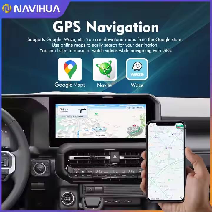 Car DVD Player Multimedia Android Car Radio For Toyota Prado LC250 2024