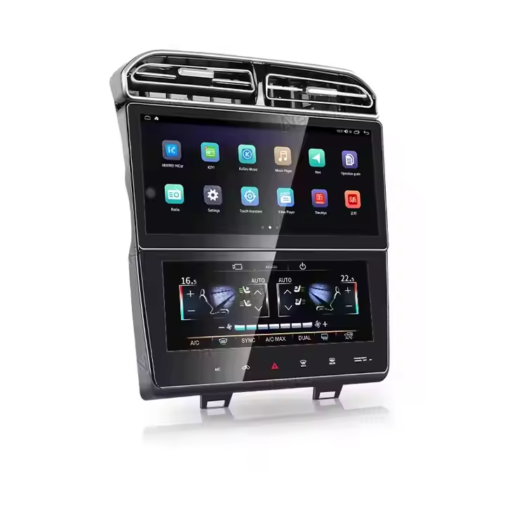  For Ford Edge 2011-2013 Carplay Screen With Air Conditioner AC Panel Dual Scree