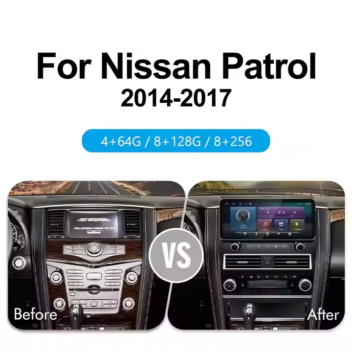 or Nissan Armada Patrol 2020 2021 2022 Royale SL Y62 QX80 QX56 Android Screen