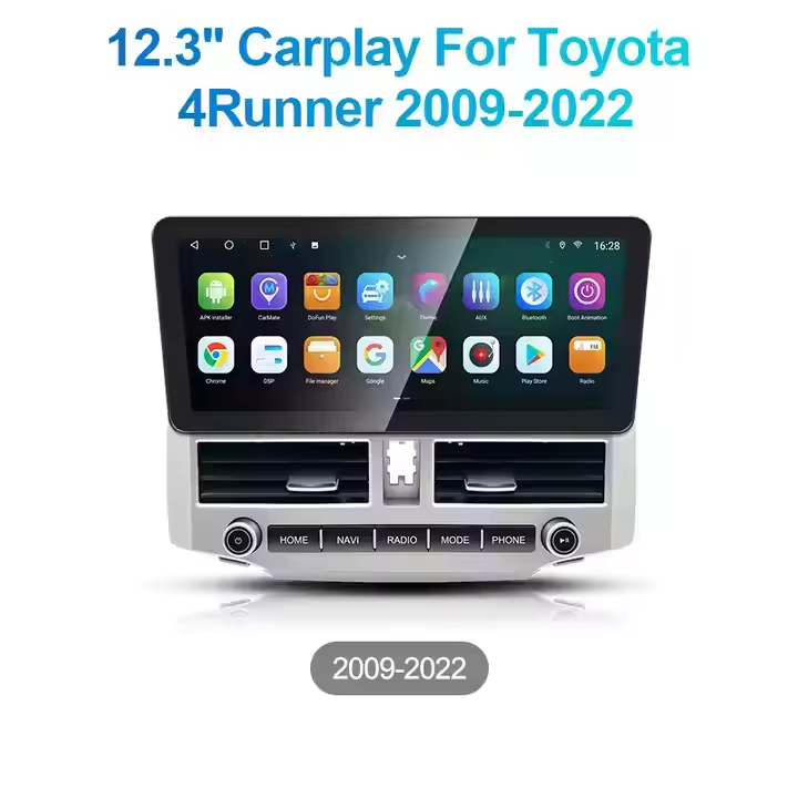 for Toyota 4Runner 2009-2022 New Upgrade Android Touch Screen 12.3inch Car DVD 