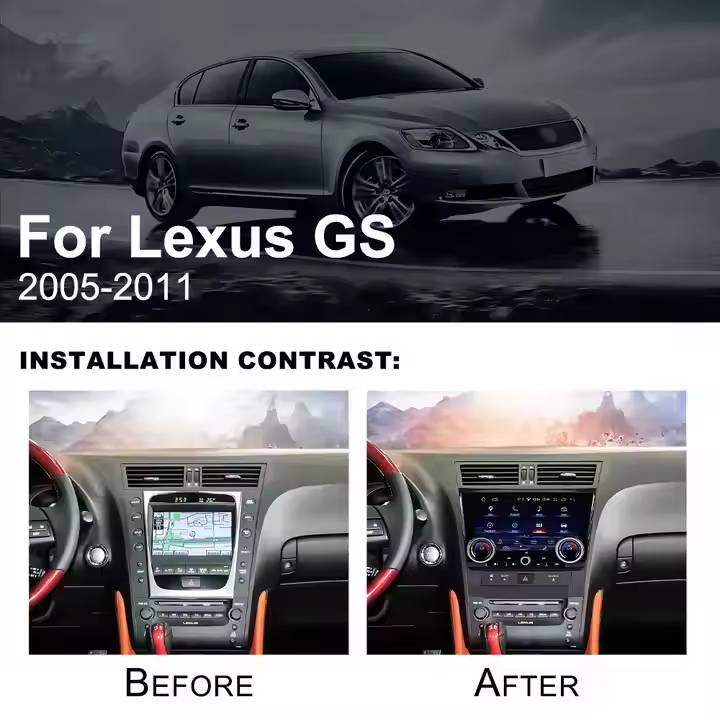 Navigation Carplay Unit Car Radio Stereo Screen For Lexus GS 2005-2011