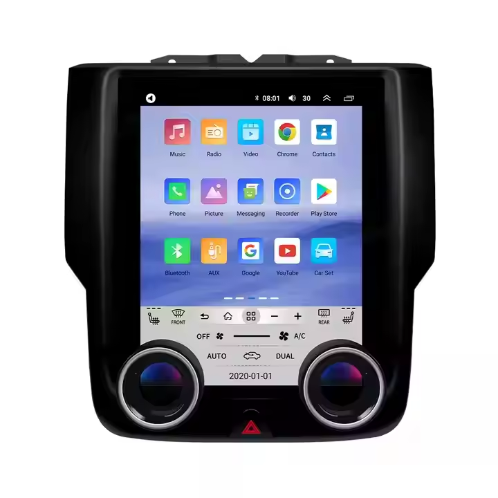 Vertical Screen for Dodge RAM 2013-2018 Carplay Auto Headunit Multimedia