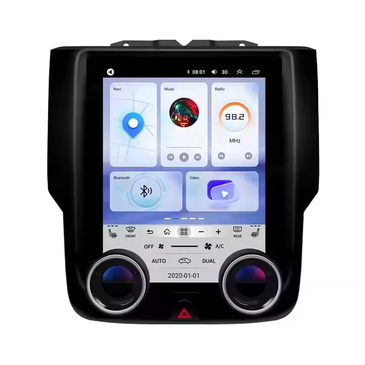 Vertical Screen for Dodge RAM 2013-2018 Carplay Auto Headunit Multimedia